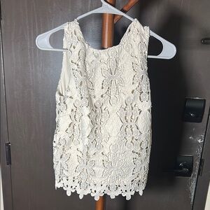 Elegant Cream Lace Blouse